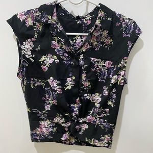 Floral crop top